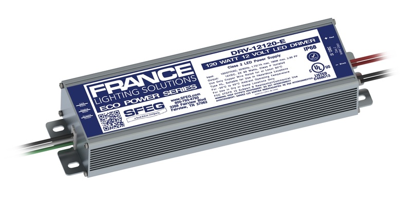 FRANCE DRV-12120-E DAMP 120W, 12V, CLASS 2, LED POWER SUPPLY